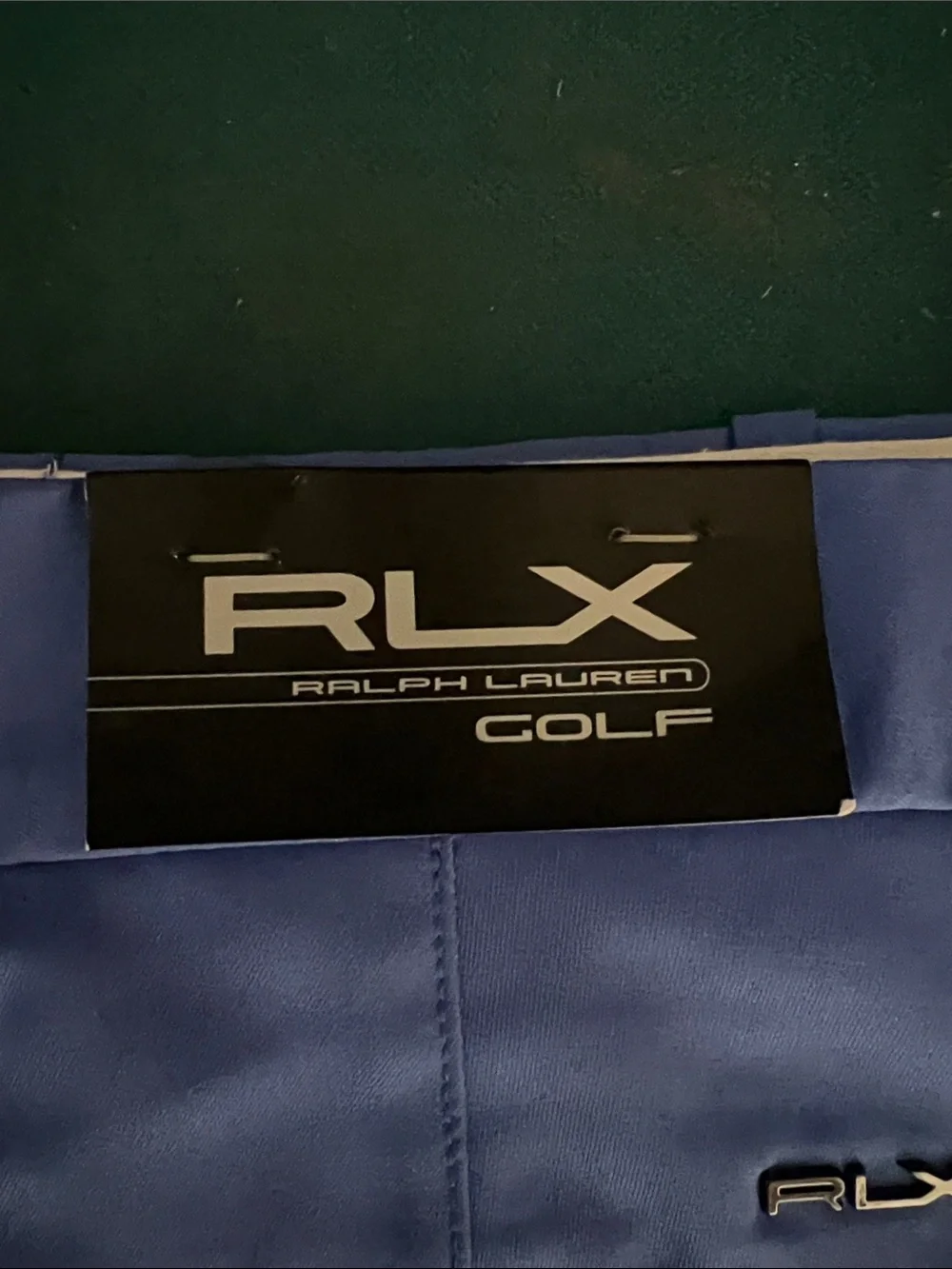 RLX Ralph Lauren Men’s Flat-Front Shorts — Periwinkle Blue